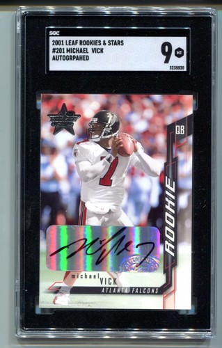 michael vick jersey card